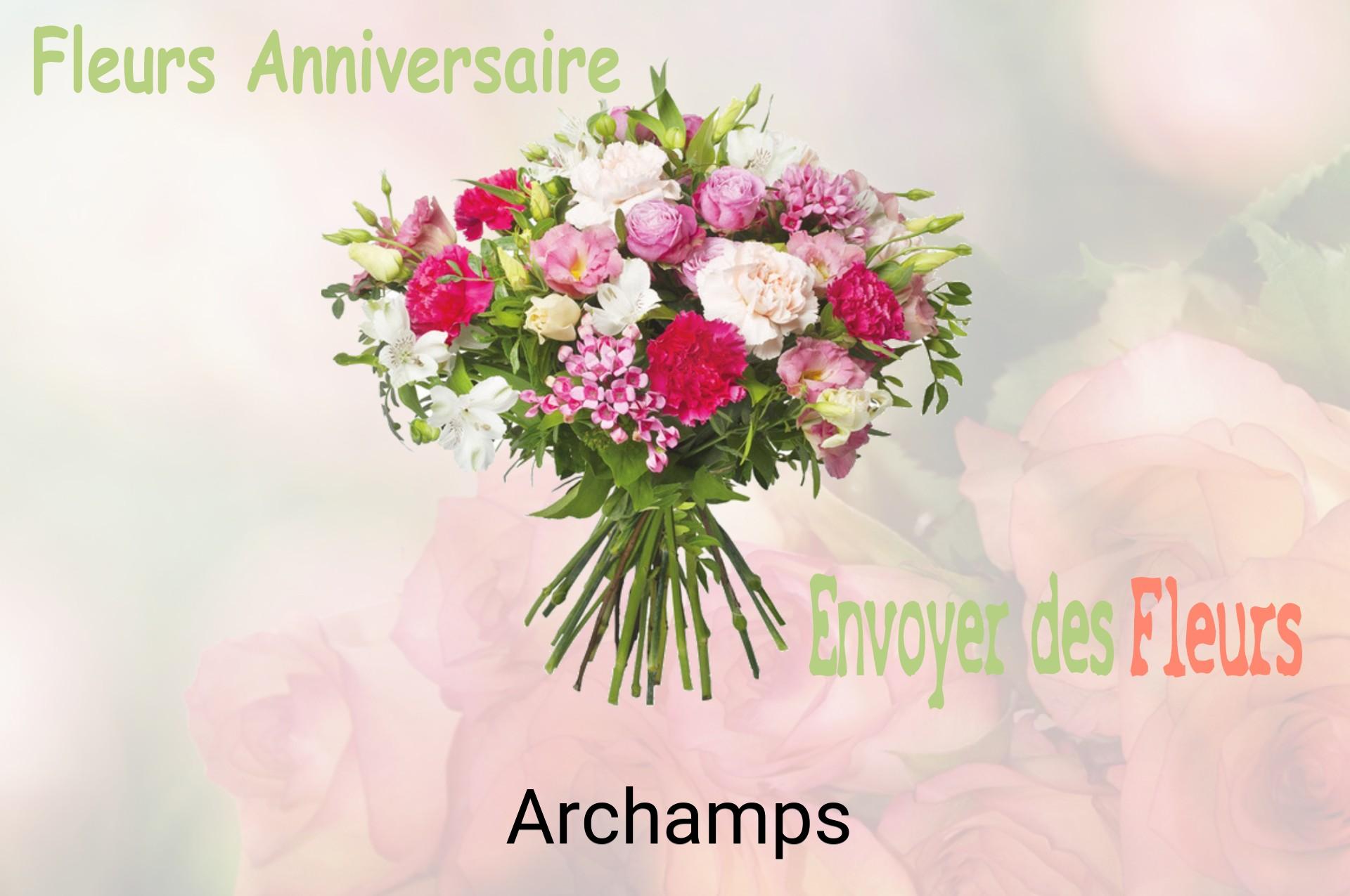 Bouquet de fleurs d’anniversaire livré à Archamps